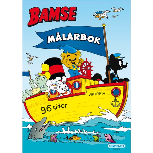 Målarbok Bamse