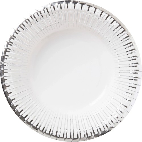 Djup tallrik silver 18cm 8-p ICA