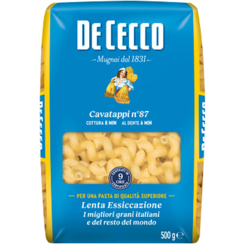 Pasta Cavatappi 500g De Cecco