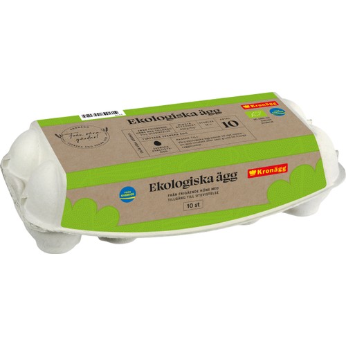 Ägg M/L Ekologiska 10-p Kronägg