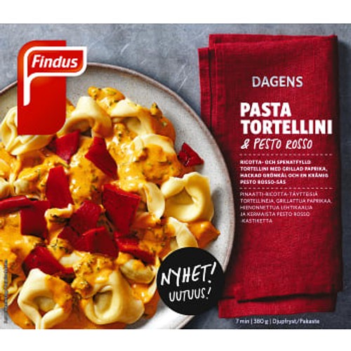Tortellini med Pesto Rosso Findus