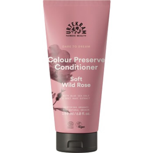 Color Preserve Conditioner Soft Wild Rose Conditioner 180 ml Urtekram