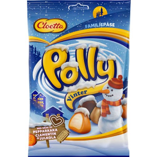 Polly Vinter Pepparkaka clementin & julkola 300g Cloetta