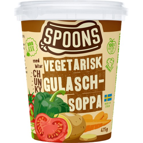Vegetarisk Gulaschsoppa 475g Spoons