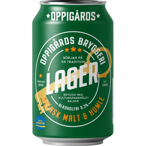 Öl Oppigårds Lager Alkoholfri 33clmOppigårds
