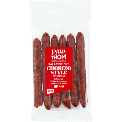 Salami Sticks Chorizo 100g PAUL och THOM