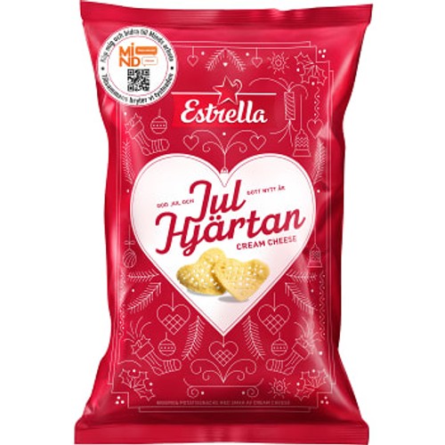 Julhjärtan Cream Cheese LTD 85g Estrella