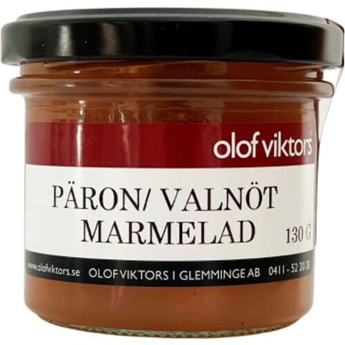 Marmelad Päron & Valnöt 130g Olof Viktors