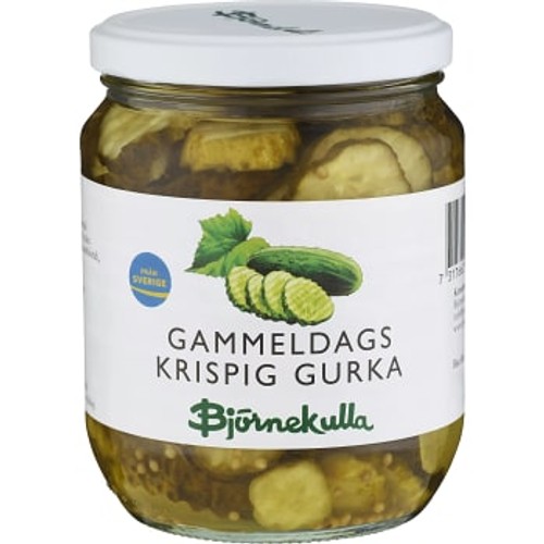 Gammeldags Krispig Gurka 580g Björnekulla