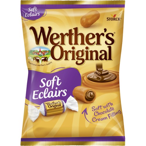 Godispåse Gräddkola Mjuk Eclair 125g Werthers original