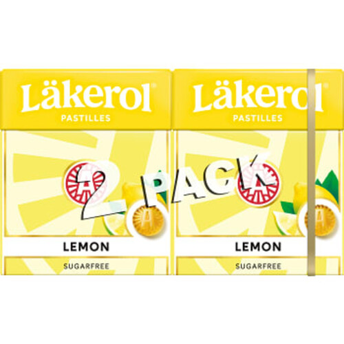 Classic Lemon sockerfri 2p 50g Läkerol