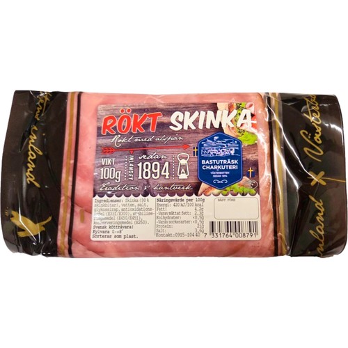 Bastuträskskinka Rökt 100g Bastuträsk Charkuteri