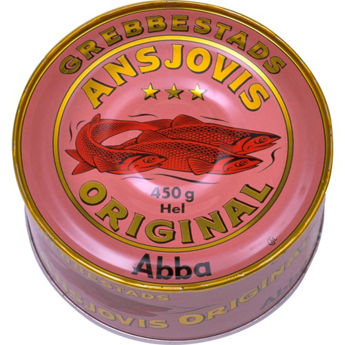 Ansjovis Hel 450g Grebbestad