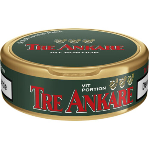 Portion White 21.6 Gram Tre ankare