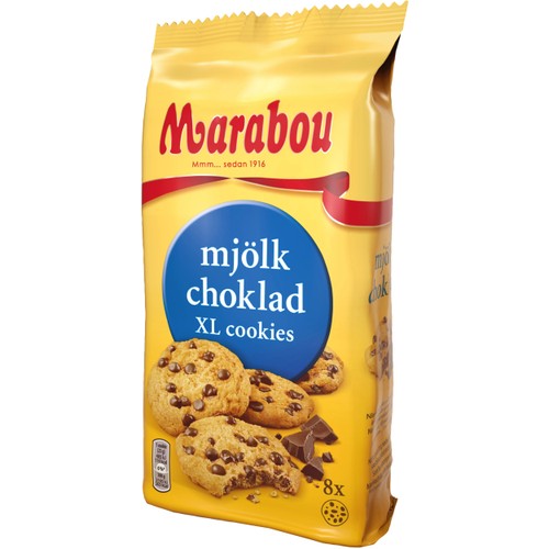 Mjölkchoklad cookies 184g Marabou