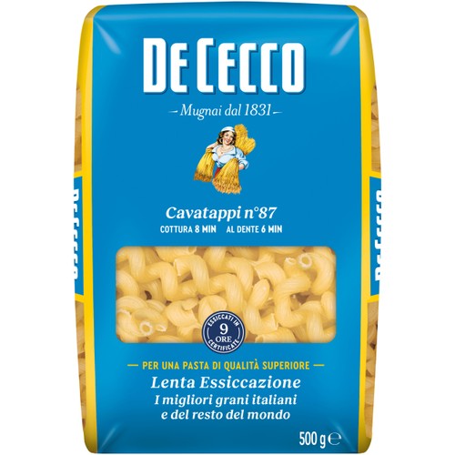 Pasta Cavatappi 500g De Cecco