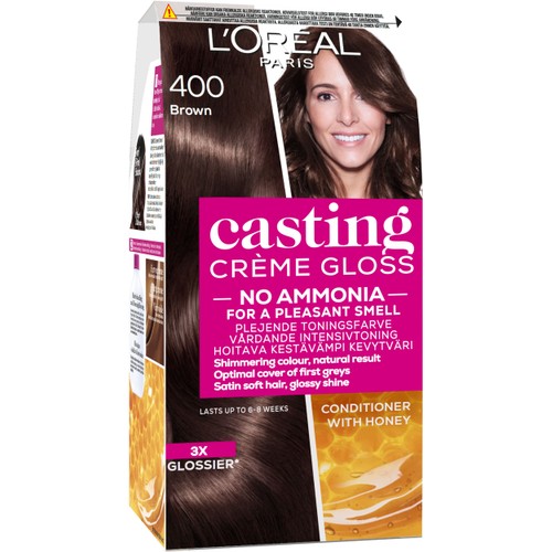 Hårtoning 400 Brown 1-p Casting Creme Gloss