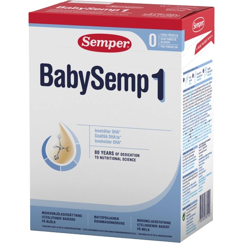 Modersmjölksersättning BabySemp 1 0m 800g Semper