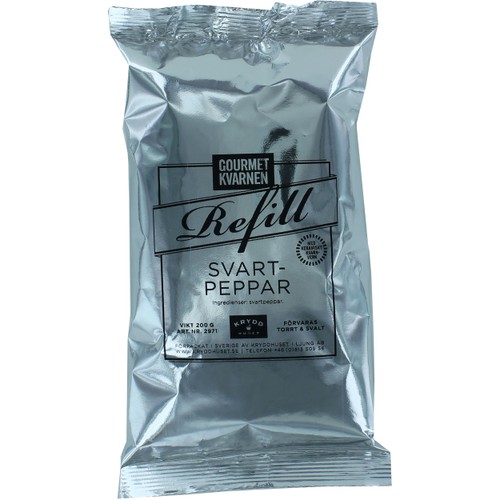 Svartpeppar Refill 200g Kryddhuset