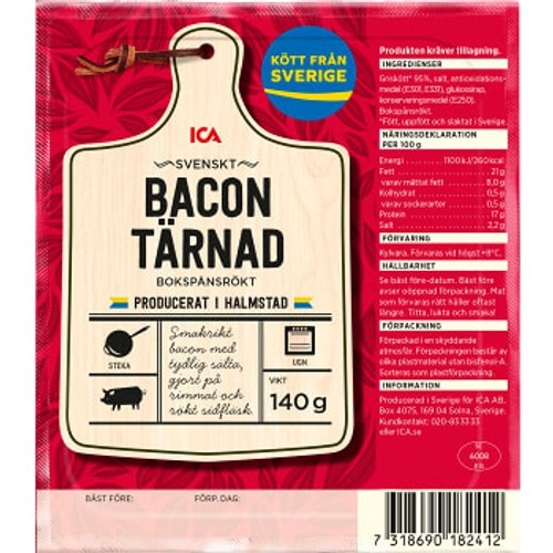 Bacon Tärnad 140g ICA