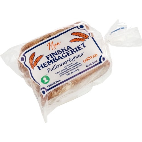 Fullkornsrågbitar 240g Nya Finska Hembageriet