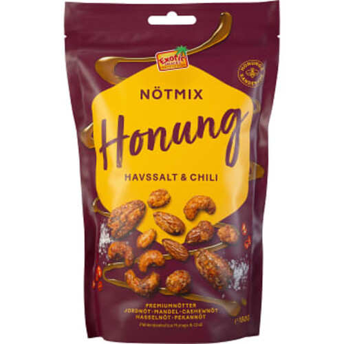 Nötmix Honung Chili 150g Exotic Snacks