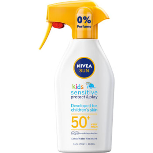 Solkräm Sensitive Protect & Play Sun Spray SPF50+ 300ml NIVEA SUN