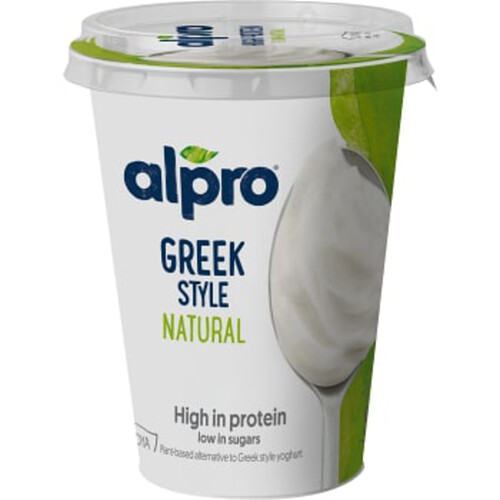 Yoghurt växtbaserad Greek Style naturell 400g Alpro