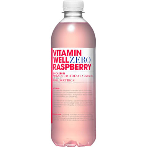 Zero Rasberry 50cl Vitamin Well
