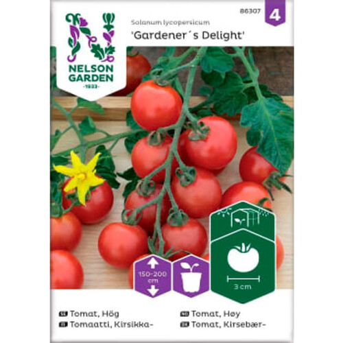 Tomatat Körsbär Gardener´s Delight 1-p Nelson Garden
