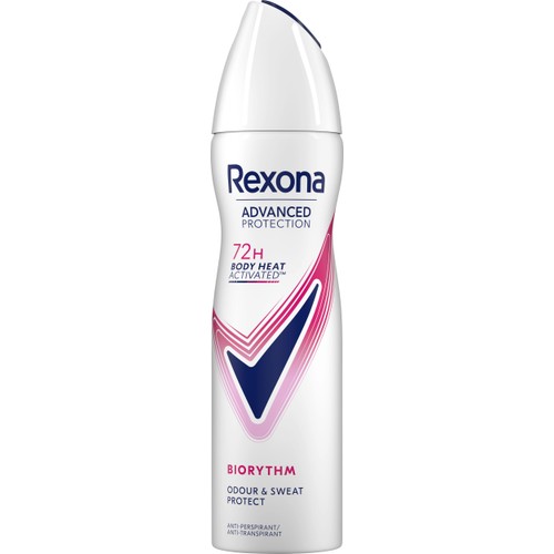 Deodorant Spray 72h Adv Protection Biorythm 150ml Rexona