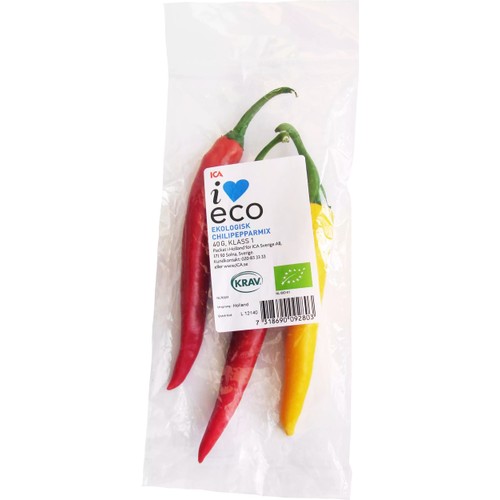 Chilipepparmix Ekologisk 40g KRAV Klass 1 ICA I love eco