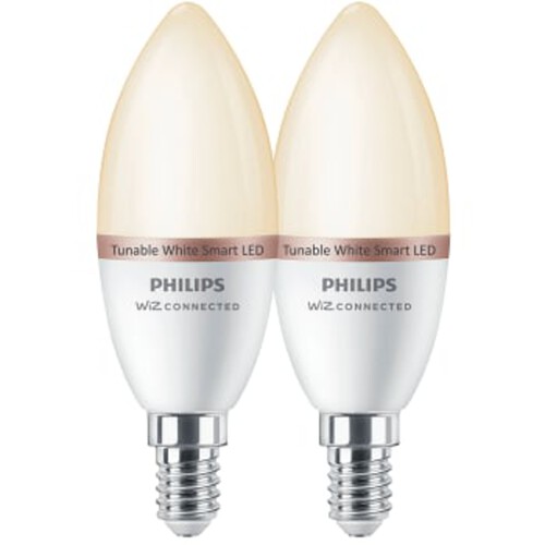 Smart LED WiZ Kron 40W E14 Dimbar 2-pack Philips