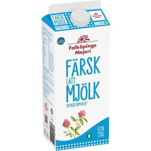 Lättmjölk 0,5% 1,5l Falköpings Mejeri
