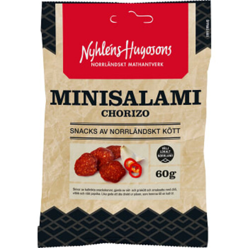 Minisalami Chorizo 60g Nyhléns Hugosons