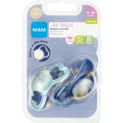 Napp Air Night Silikon 16-36m 2-p MAM