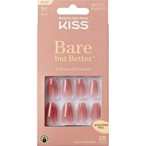 Bare-but-better Nails S Nude Nude 28st KISS