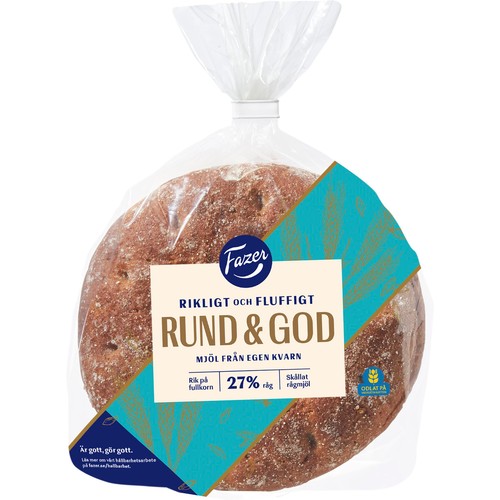 Rund & god Original Rådbröd 390g Fazer