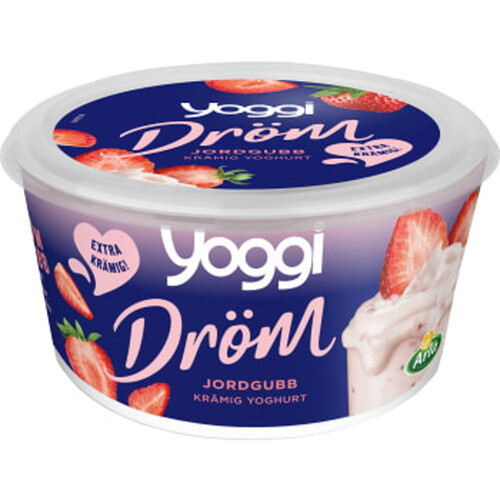 Yoghurt Dröm Jordgubb 6,6% 450g Yoggi®