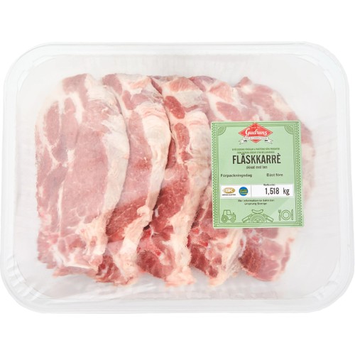 Fläskkarré Skivad Storpack ca 2kg Gudruns