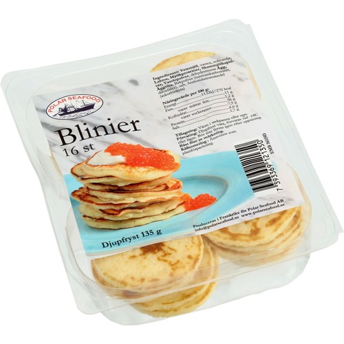 Blinier 135g Polar Seafood