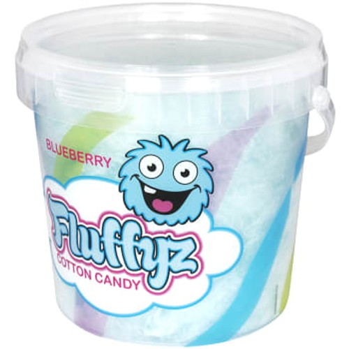Sockervadd Blåbär 50g Fluffyz