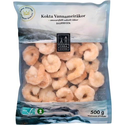 Vannameiräkor Frysta 400g Vinga Seafood