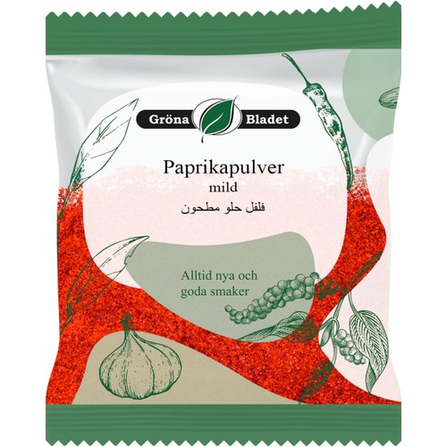 Paprikapulver Mild 40g Gröna Bladet