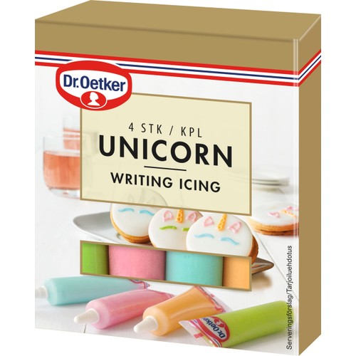 Kristyr Unicorn Writing Icing 76g Dr. Oetker