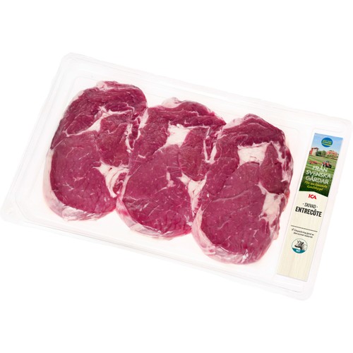 Entrecôte Färsk Skivad ca 700g ICA