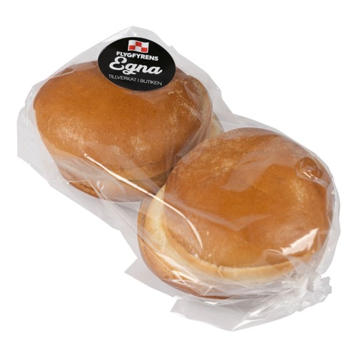 Flygis Burger Bun 4-p ca 280g Flygfyren Bageri