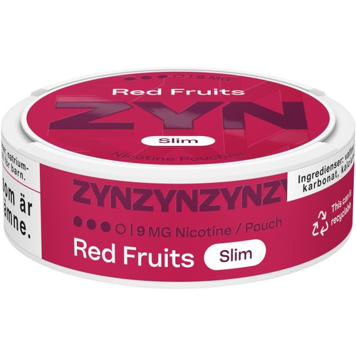 Zyn Red Fruits Slim 9mg S3 13.6g