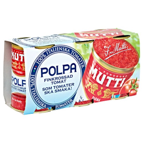 Finkrossade Tomater 3-p 1,2kg Mutti
