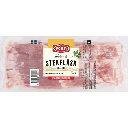 Stekfläsk Skivat 800g Scan